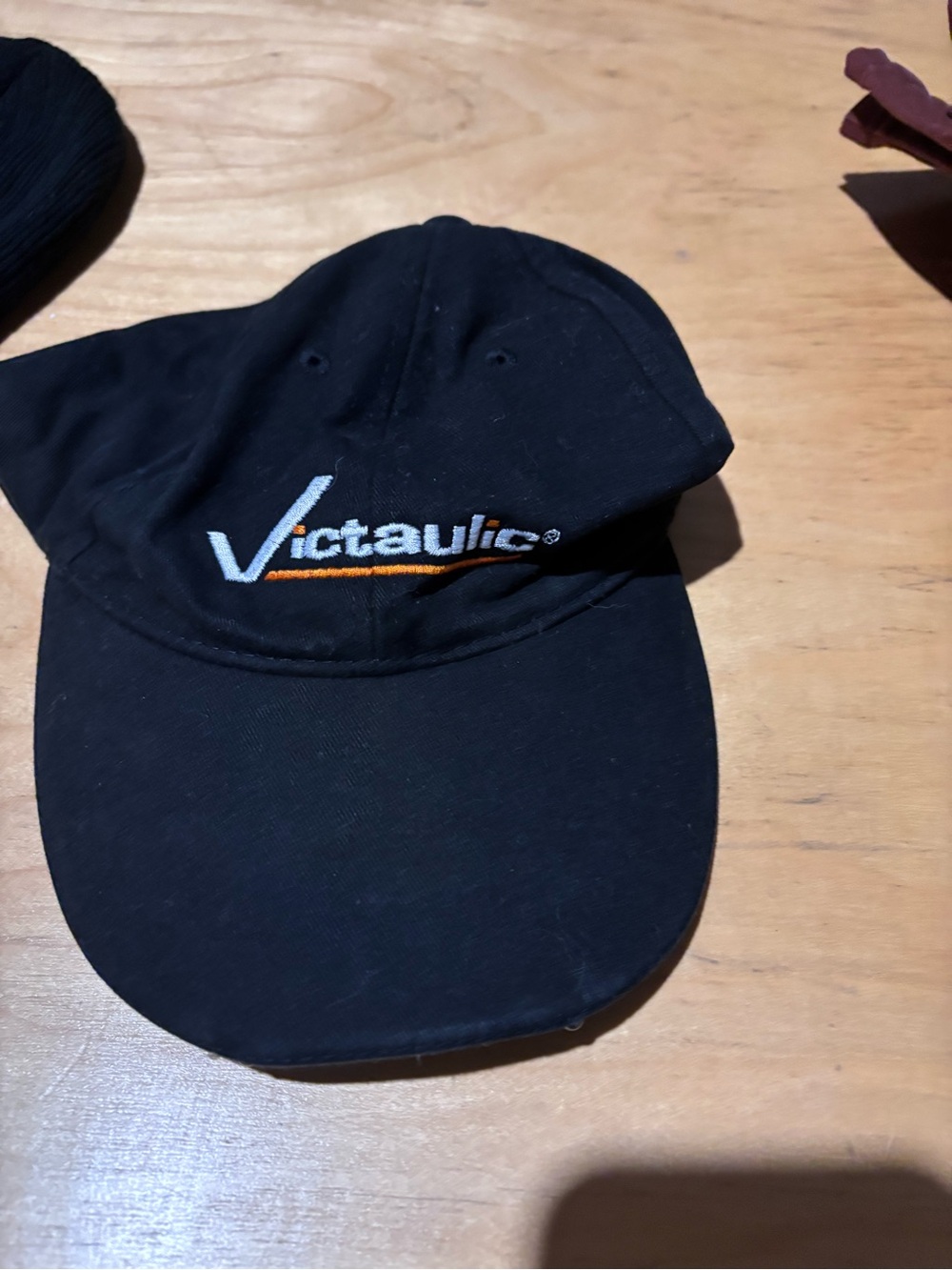 Black Branded Baseball Cap - Black